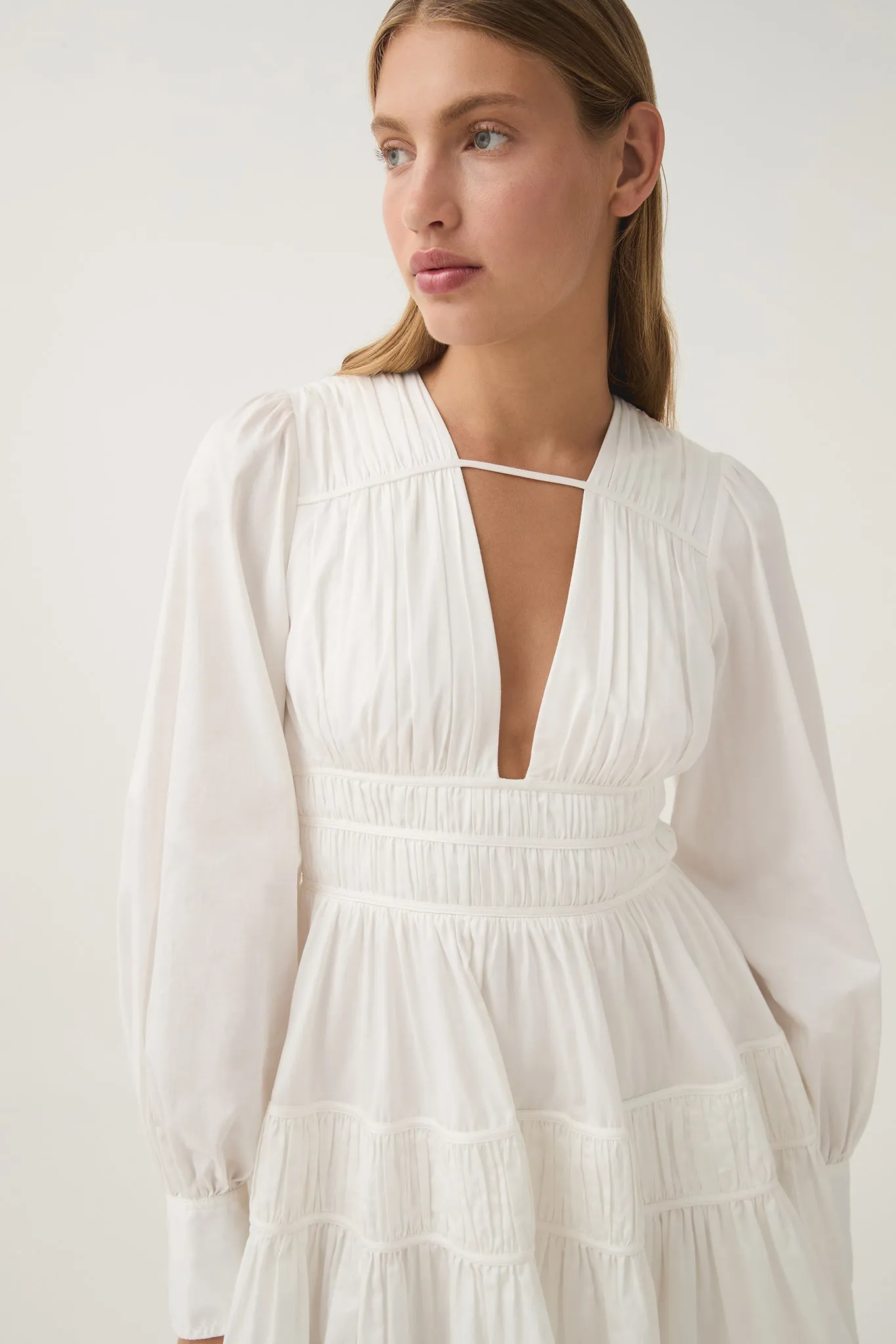 Fallingwater Ruched Mini Dress sold by Aje product image thumbnail 4