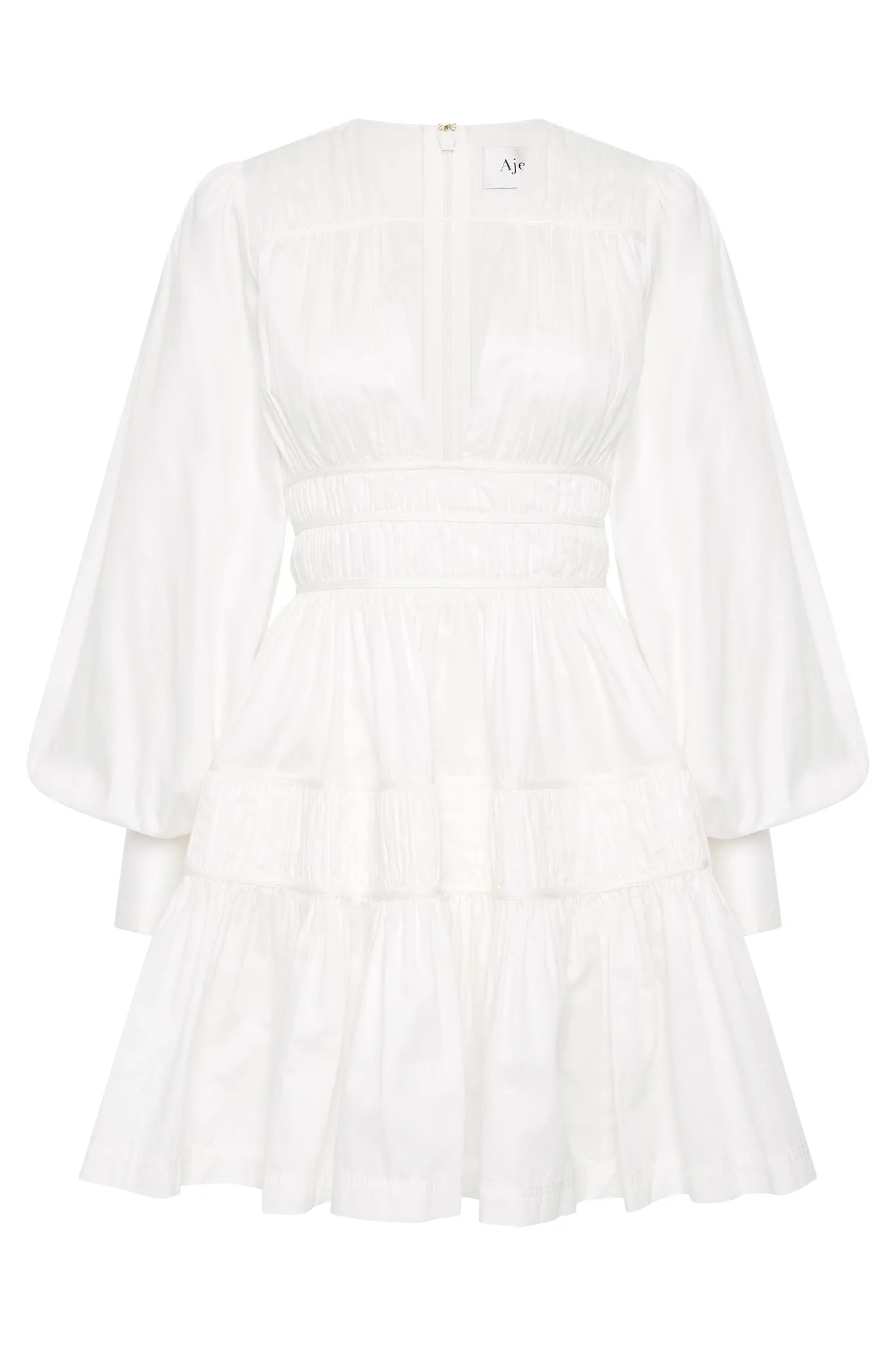 Fallingwater Ruched Mini Dress sold by Aje product image thumbnail 2