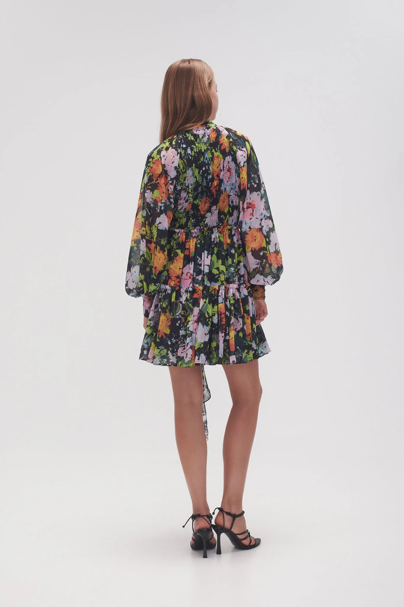 Marlowe Shirred Mini Dress sold by Aje product image thumbnail 5