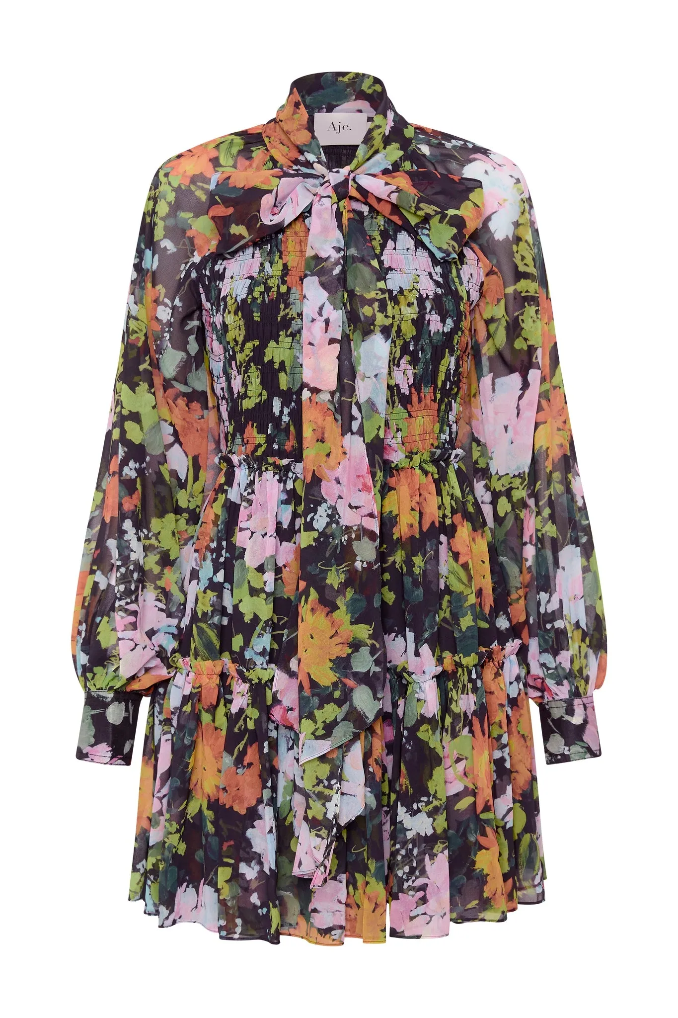 Marlowe Shirred Mini Dress sold by Aje product image thumbnail 2