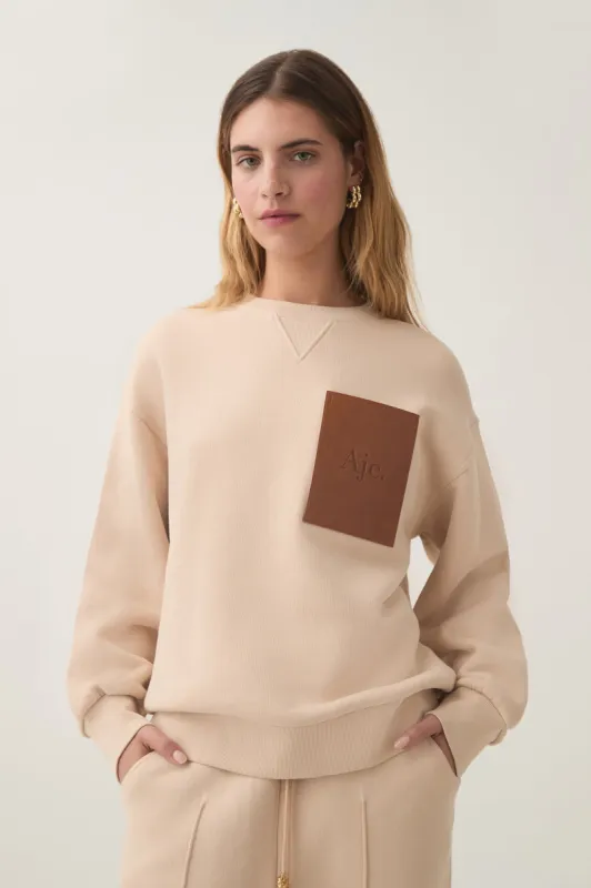 Flores Crew Sweatshirt made by Aje