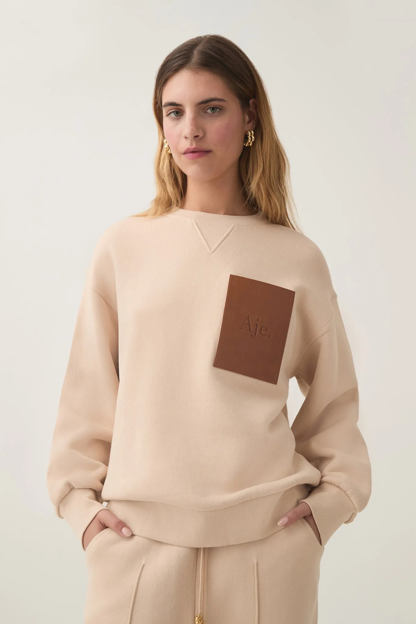 Flores Crew Sweatshirt sold by Aje
