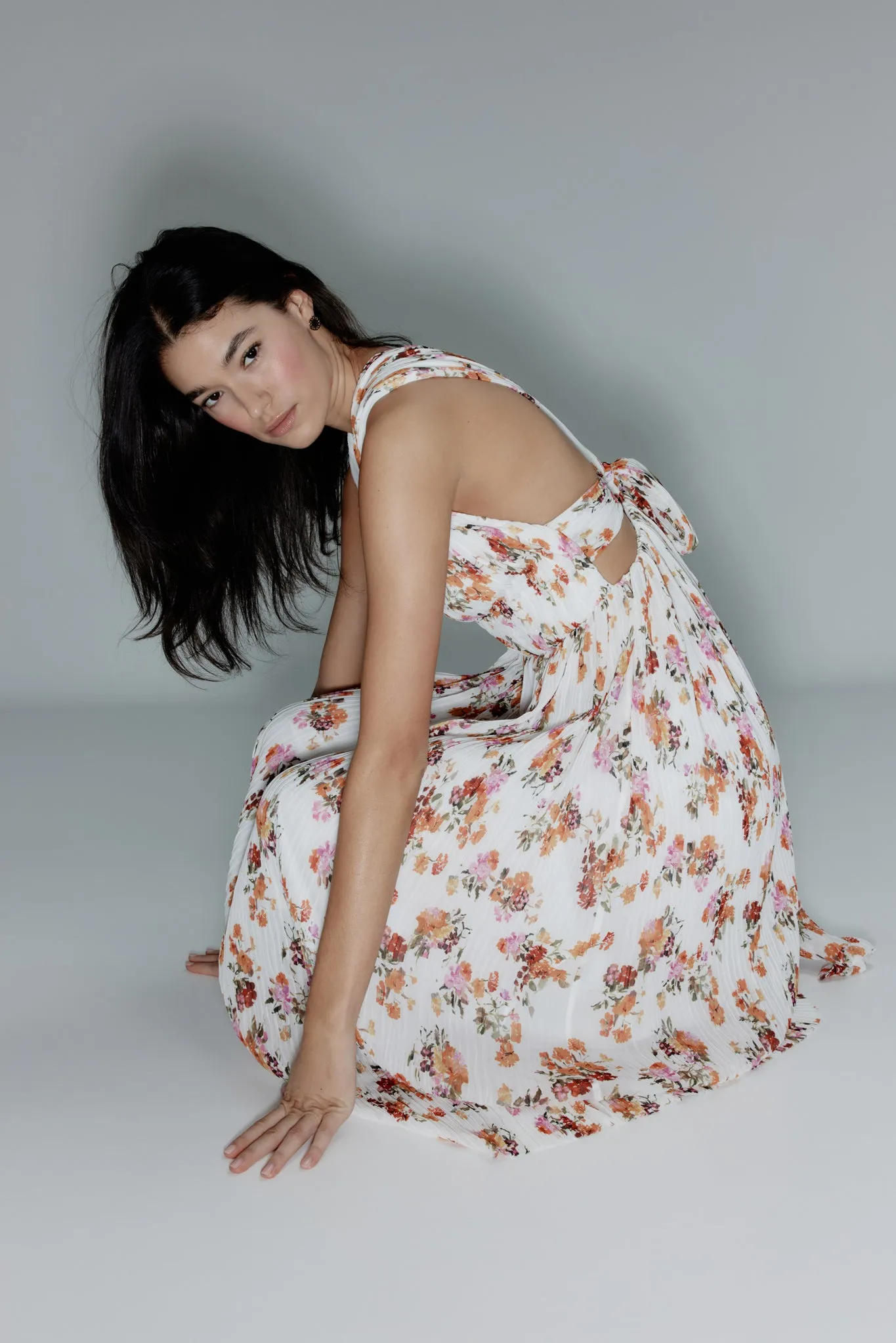 Becoming Bow Back Midi Dress sold by Aje product image thumbnail 3