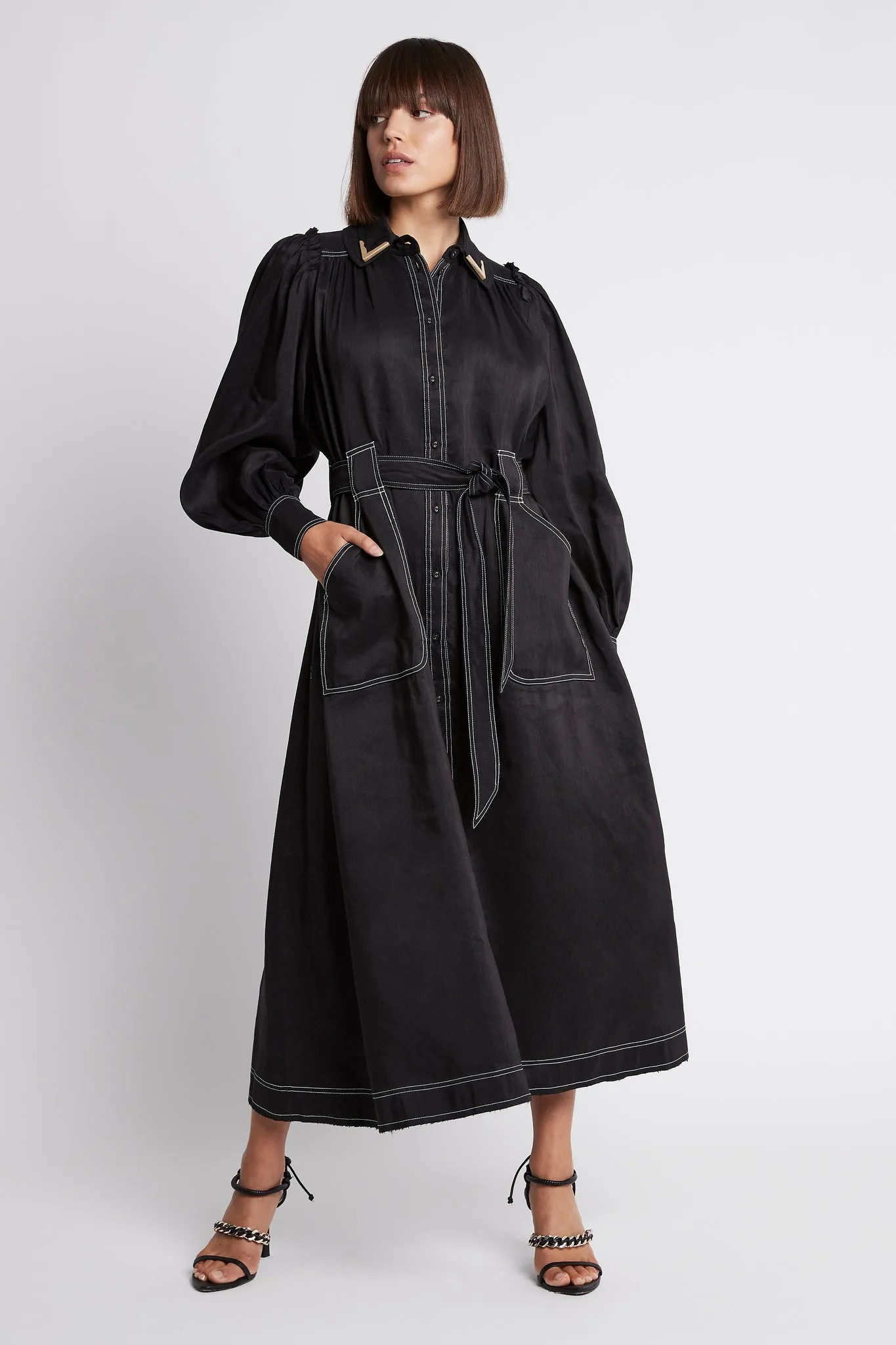 Harmony Shirt Dress sold by Aje