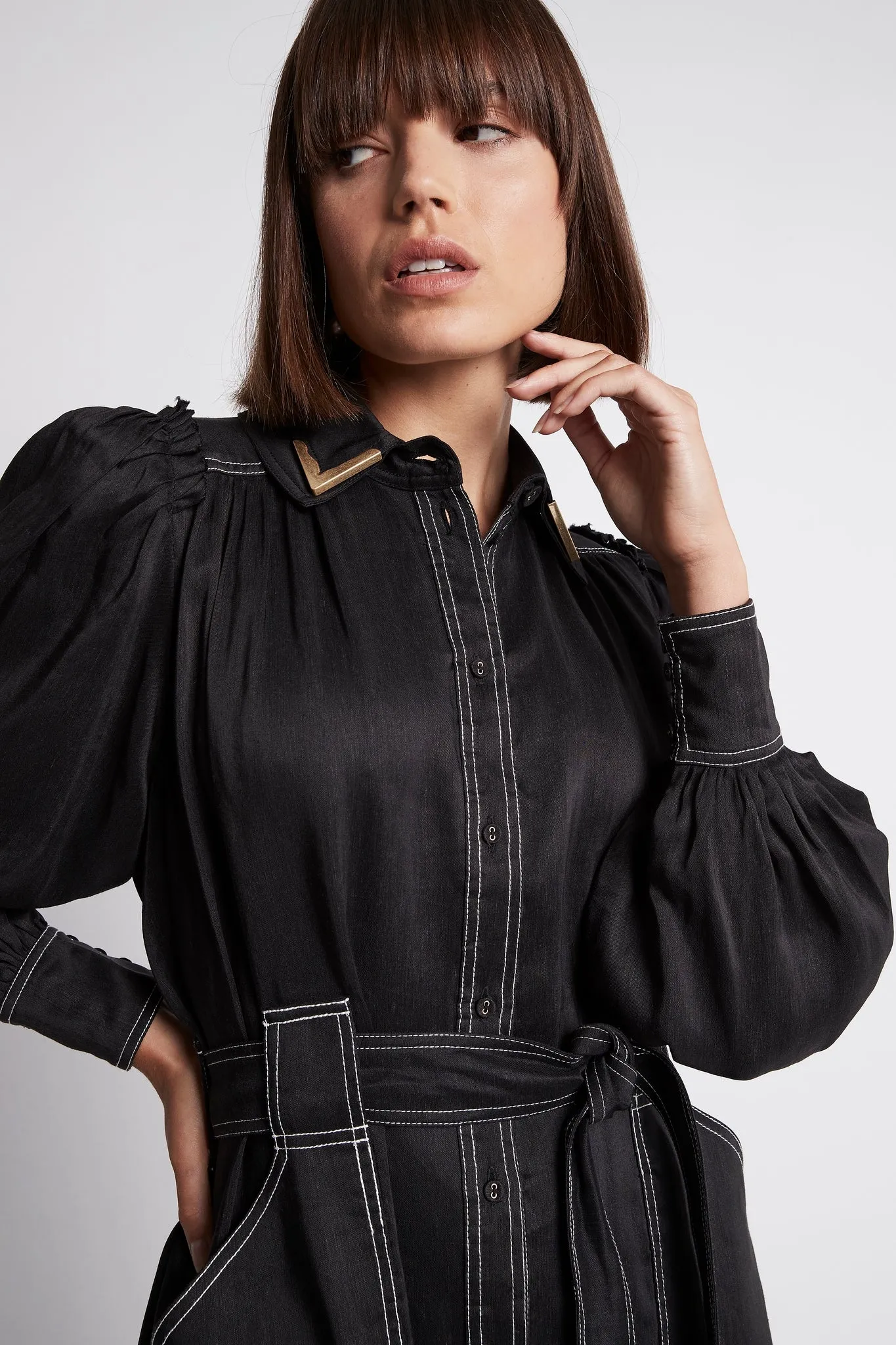 Harmony Shirt Dress sold by Aje product image thumbnail 3