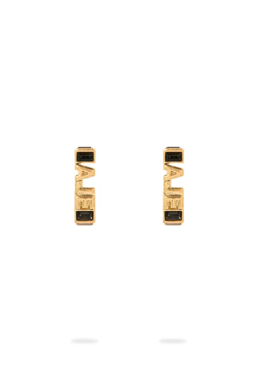 Aje Jewel Logo Mini Hoop sold by Aje