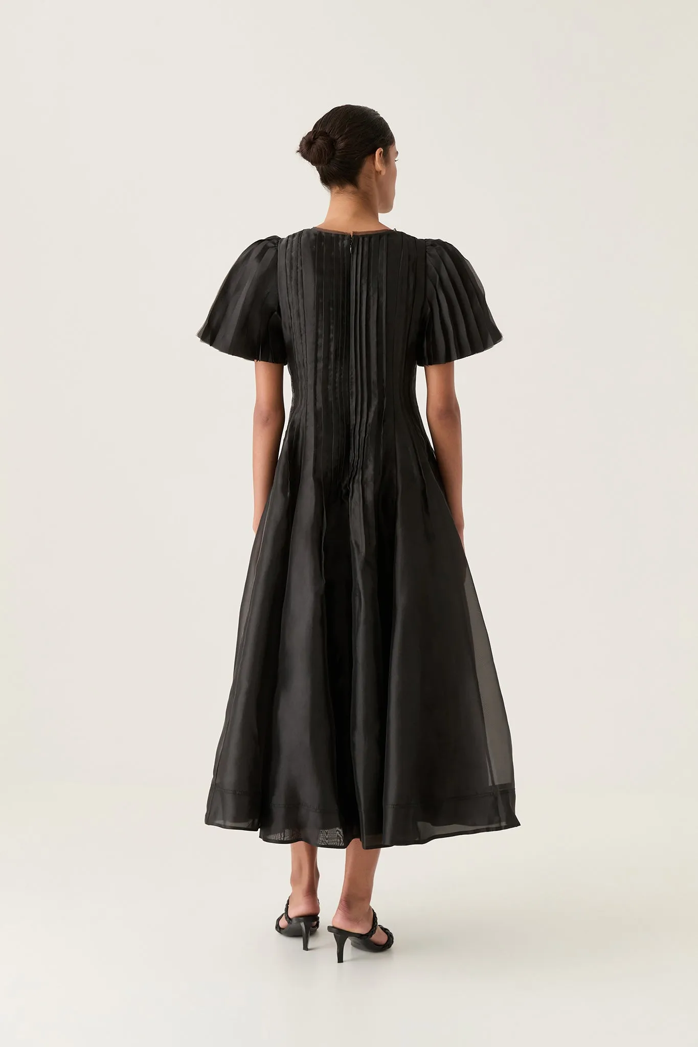 Nova Pleated Midi Dress sold by Aje product image thumbnail 5