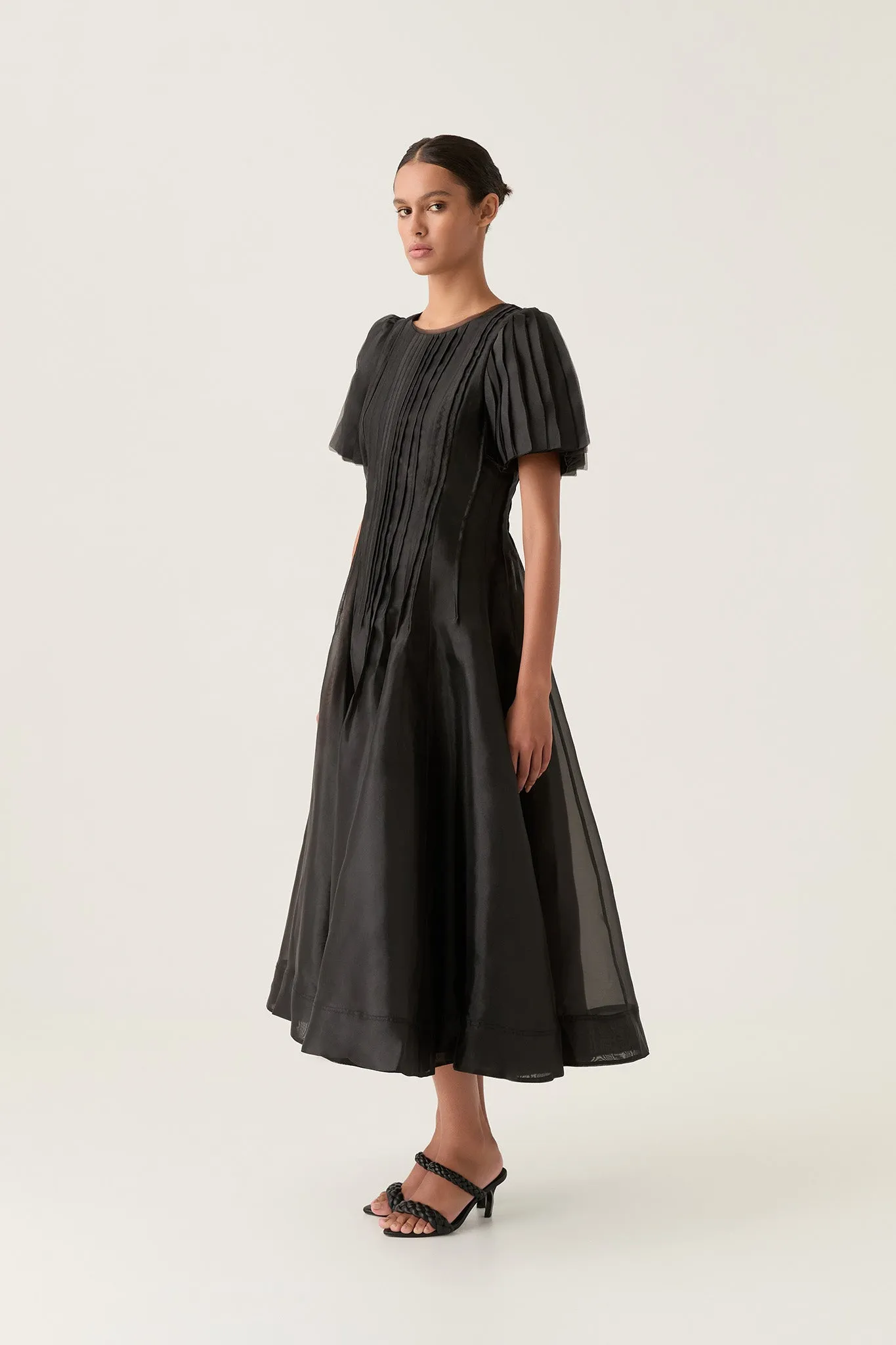 Nova Pleated Midi Dress sold by Aje product image thumbnail 3