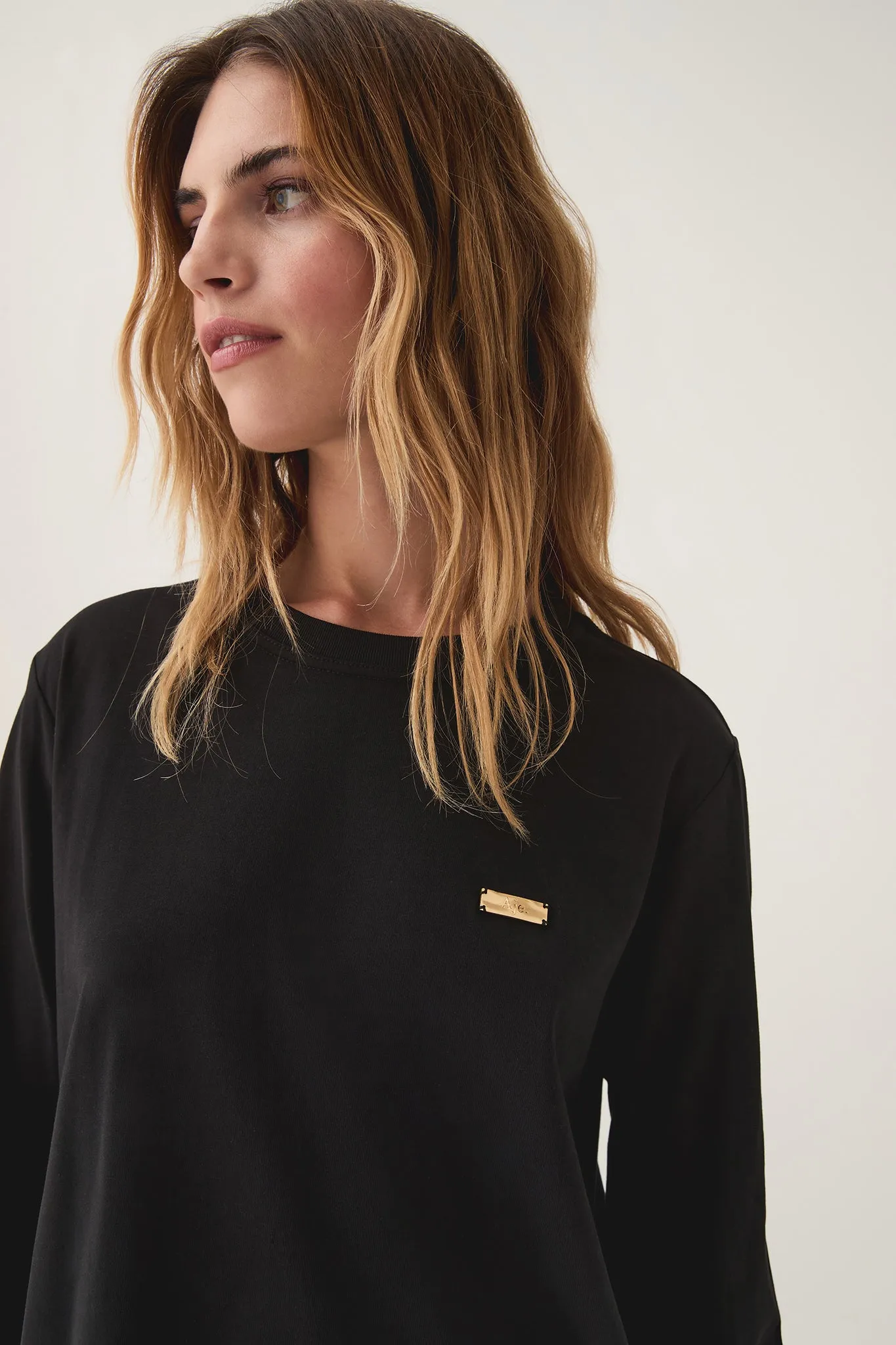 Rayne Long Sleeve Logo Tee sold by Aje product image thumbnail 4