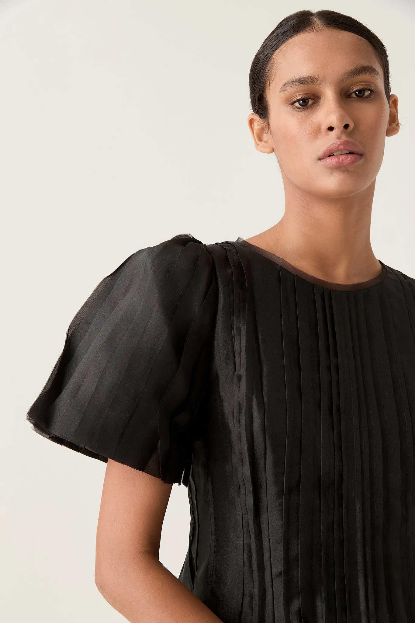 Nova Pleated Midi Dress sold by Aje product image thumbnail 4