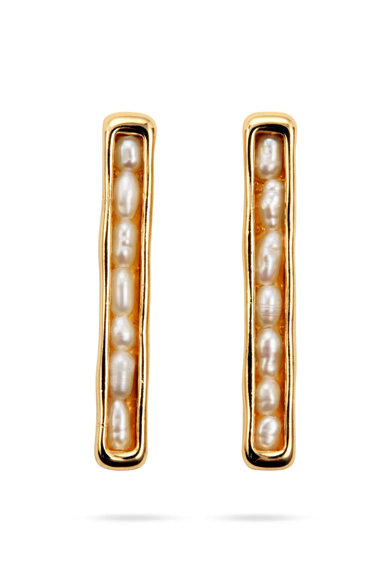 Iria Pearl Bar Stud sold by Aje