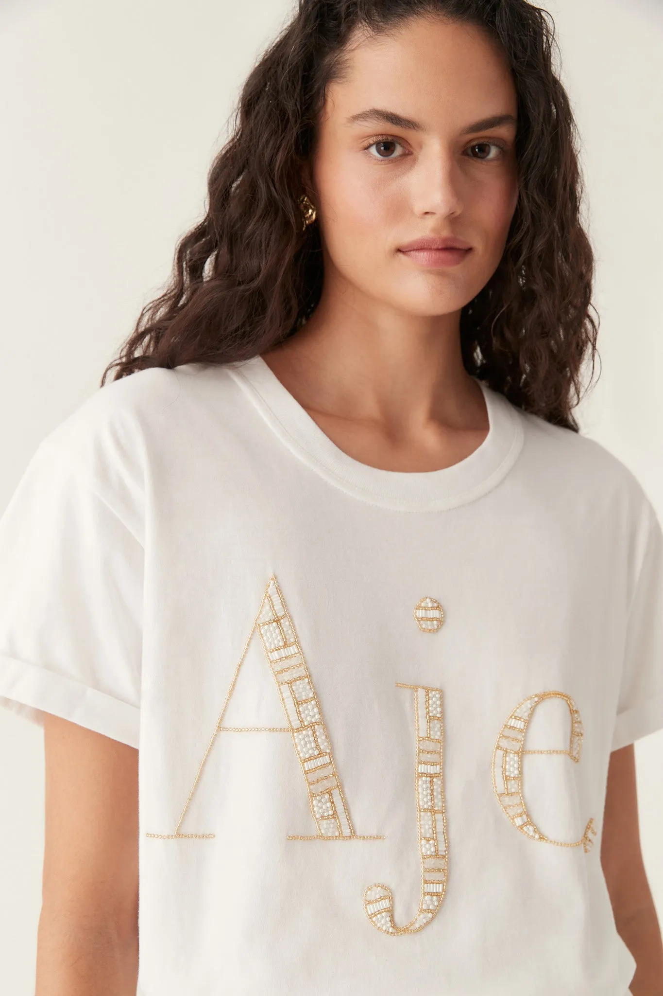 Logic Embellished Heritage Tee sold by Aje product image thumbnail 4