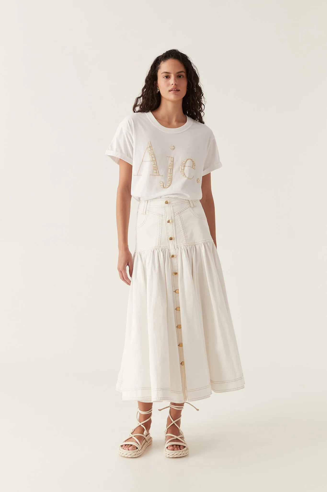 Logic Embellished Heritage Tee sold by Aje product image thumbnail 3