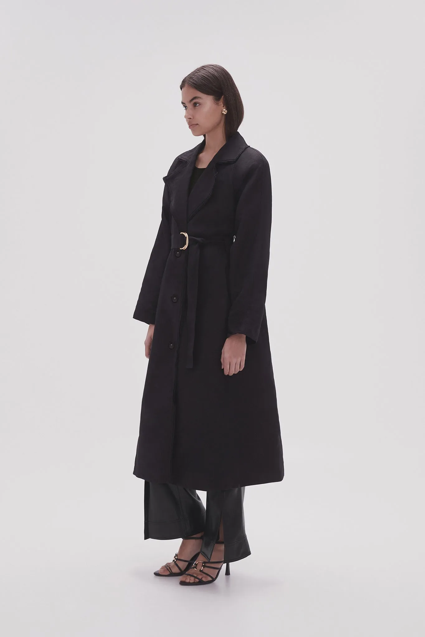 Serene Belted Trench Coat sold by Aje product image thumbnail 3