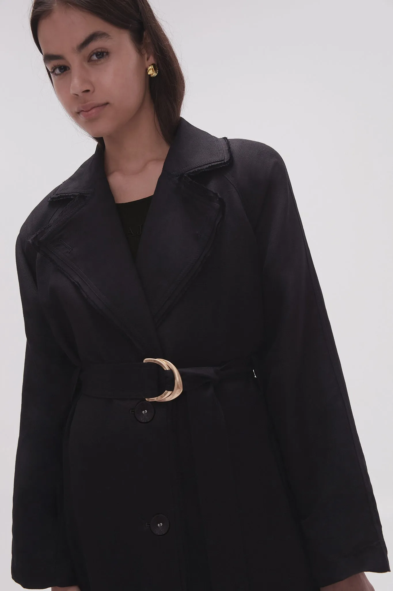 Serene Belted Trench Coat sold by Aje product image thumbnail 4