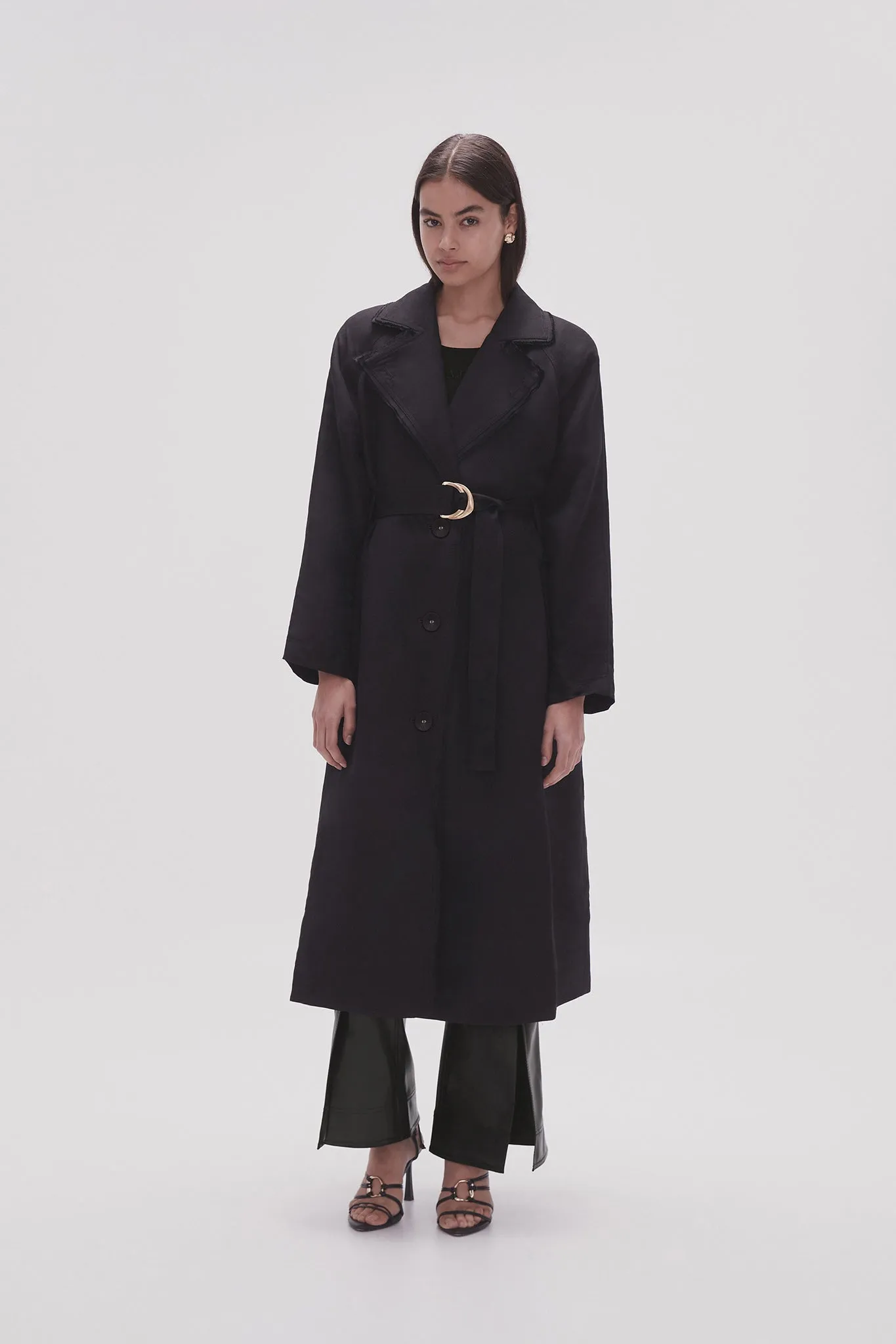 Serene Belted Trench Coat sold by Aje