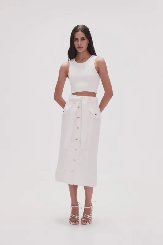 Isabel Utility Pencil Skirt sold by Aje