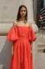 Eugenie Off Shoulder Midi Dress sold by Aje