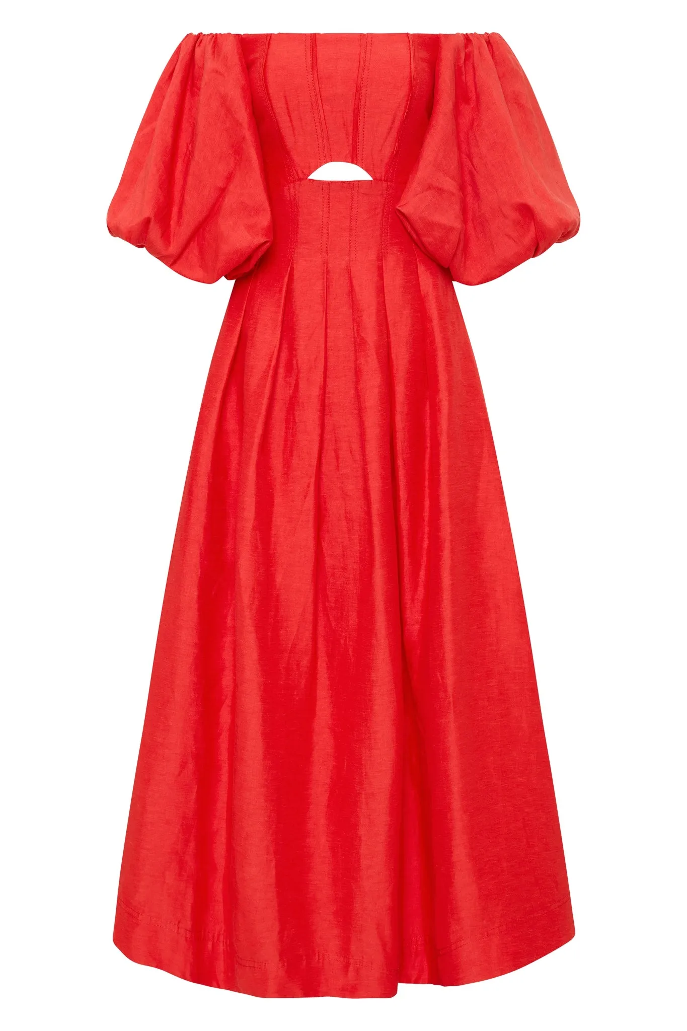 Eugenie Off Shoulder Midi Dress sold by Aje product image thumbnail 2