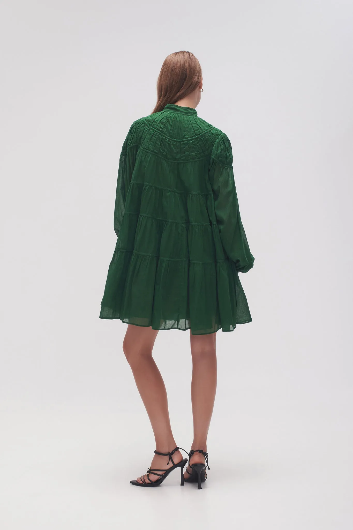 Erika Ruched Tier Mini Dress sold by Aje product image thumbnail 5