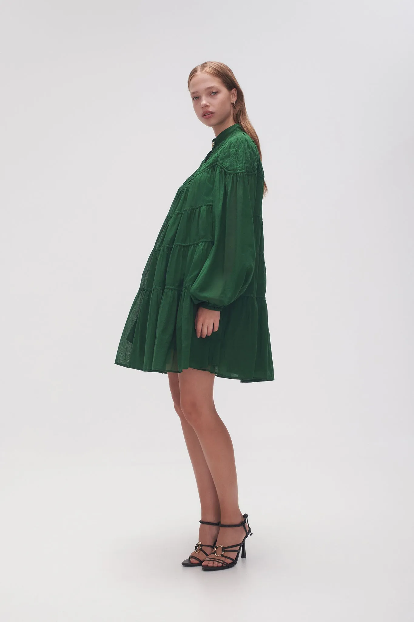 Erika Ruched Tier Mini Dress sold by Aje product image thumbnail 3