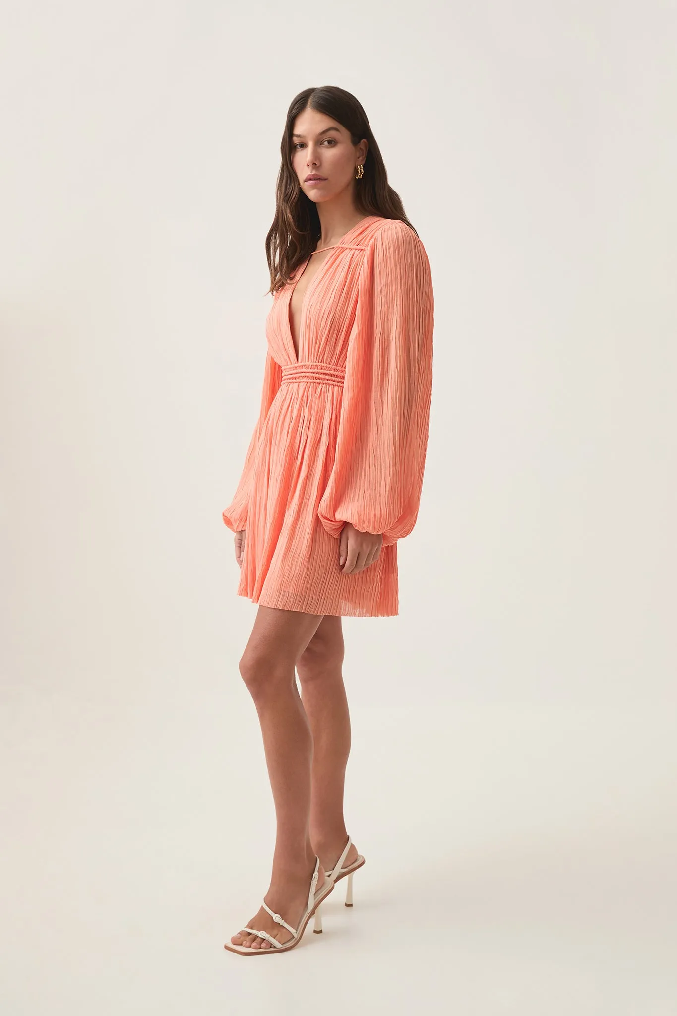 Genevieve Pleated Mini Dress sold by Aje product image thumbnail 3