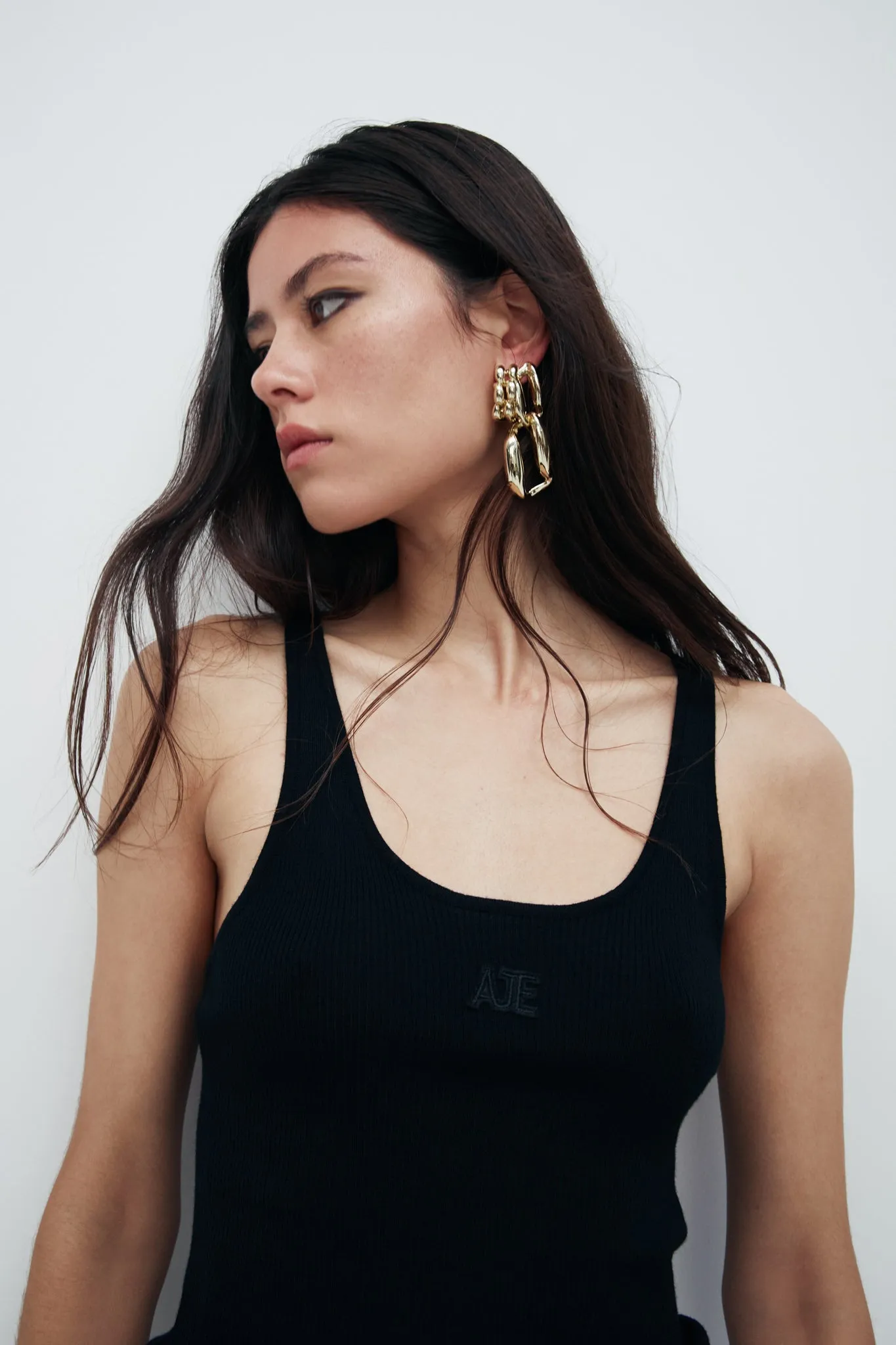 Paloma Chain Drop Earring sold by Aje
