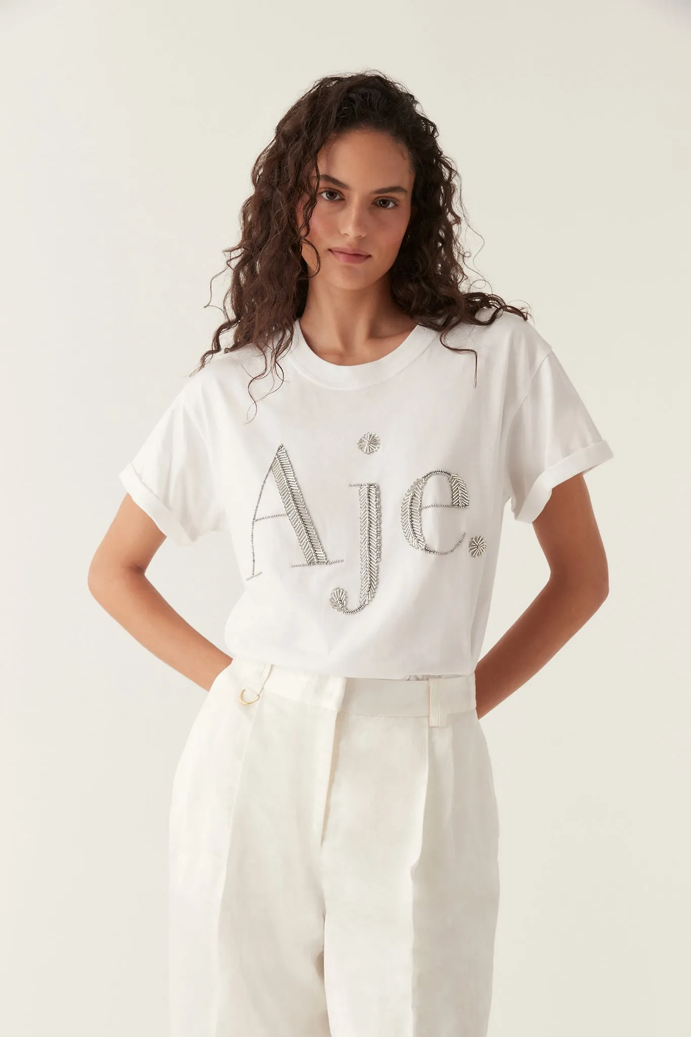 Vayla Embellished Tee sold by Aje