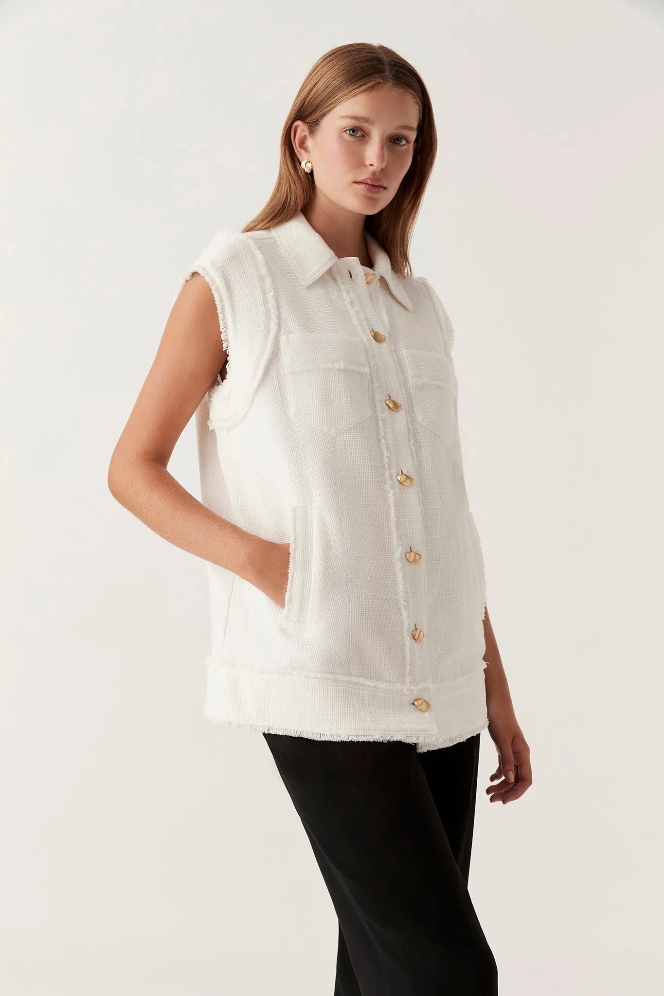 Frontier Oversized Vest sold by Aje product image thumbnail 5