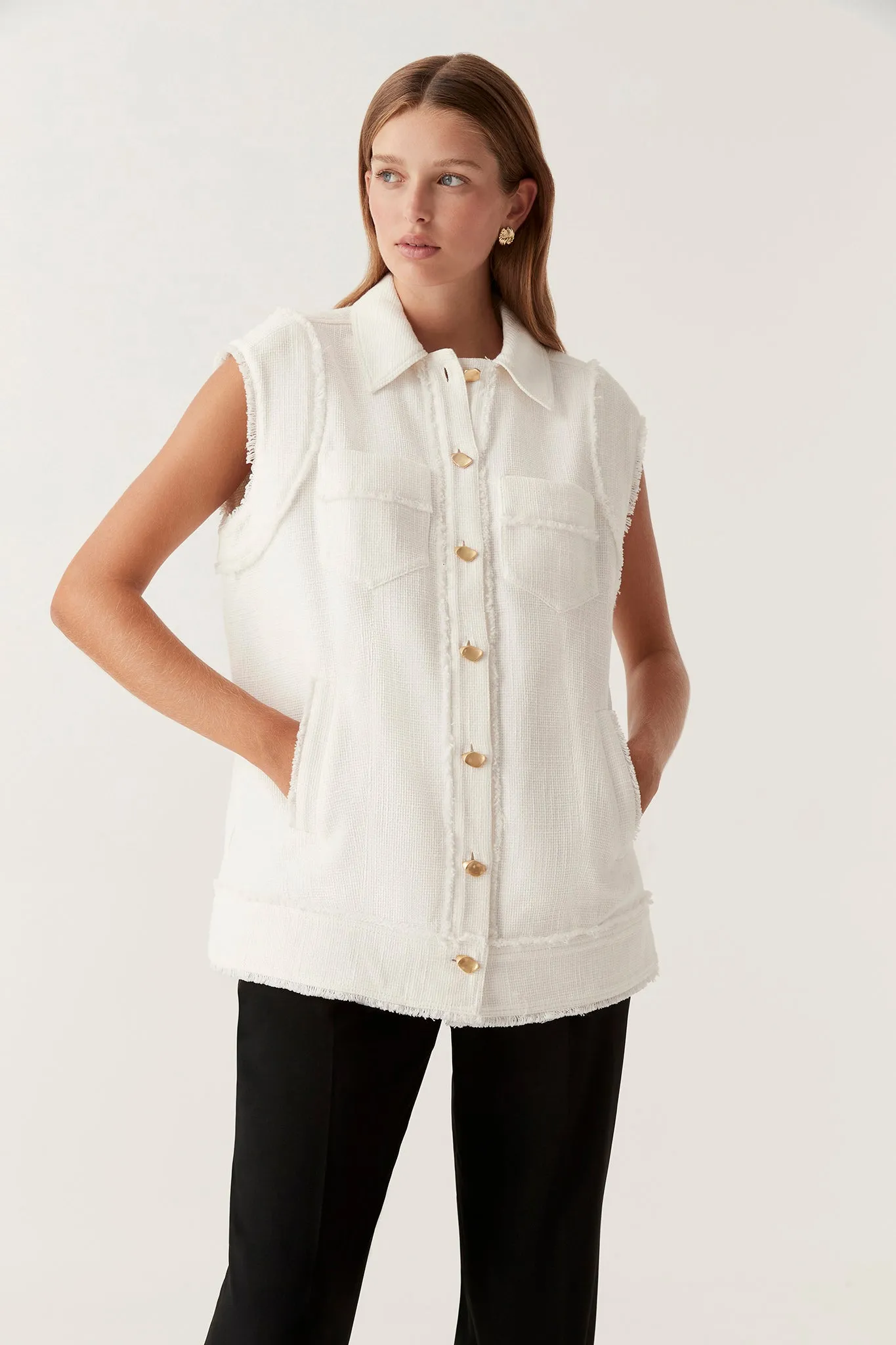 Frontier Oversized Vest sold by Aje product image thumbnail 3