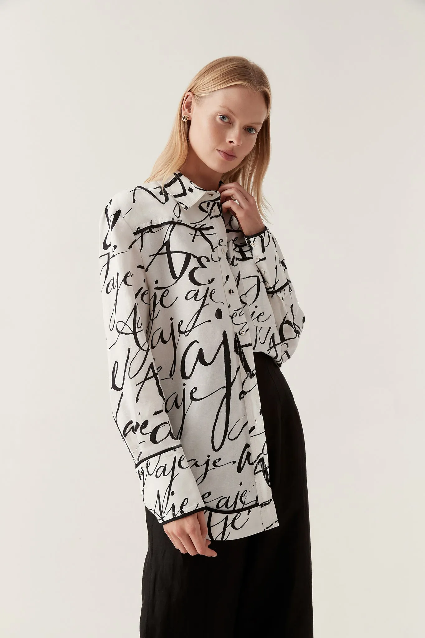 Sentiment Oversized Shirt sold by Aje product image thumbnail 3