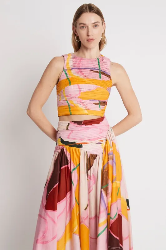 Palette Ruched Top sold by Aje