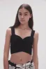 Sybil Twist Knit Bustier sold by Aje