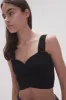 Sybil Twist Knit Bustier sold by Aje