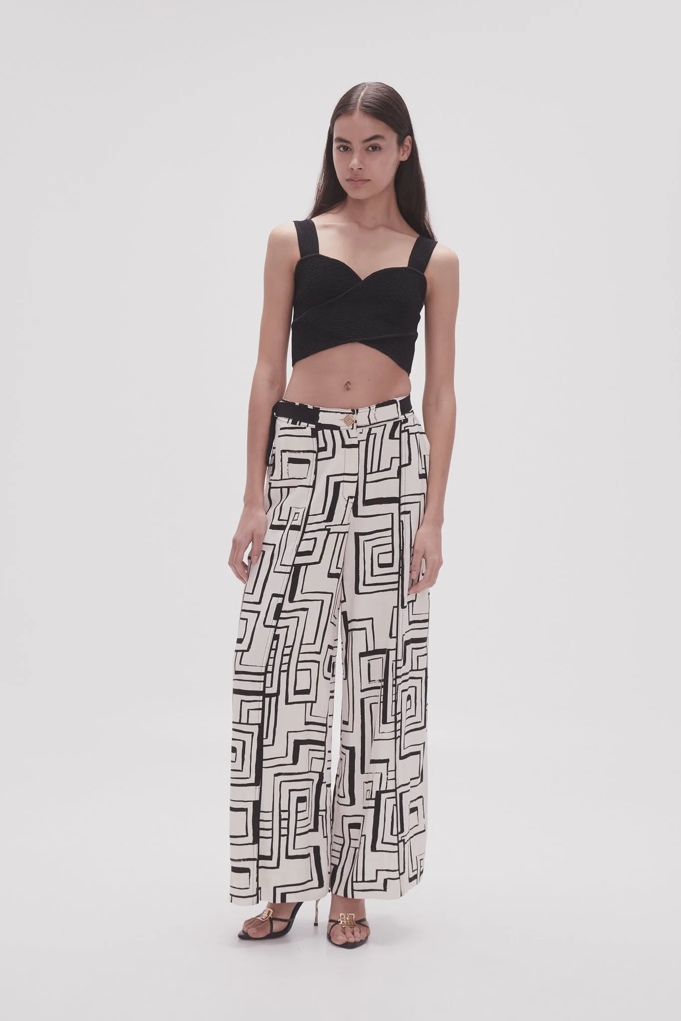 Sybil Twist Knit Bustier sold by Aje