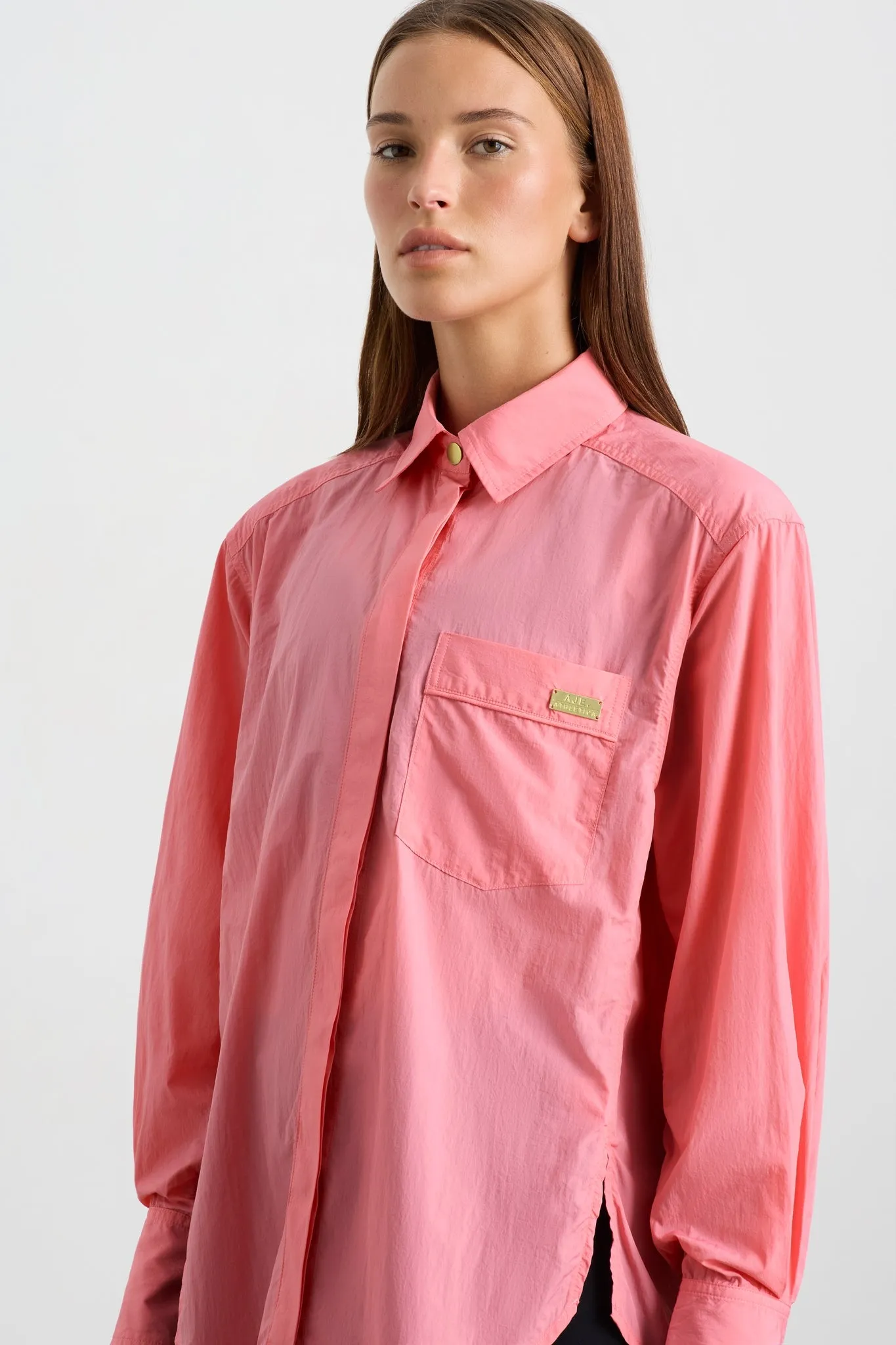 Side Split Windbreaker Shirt 406 sold by Aje product image thumbnail 4