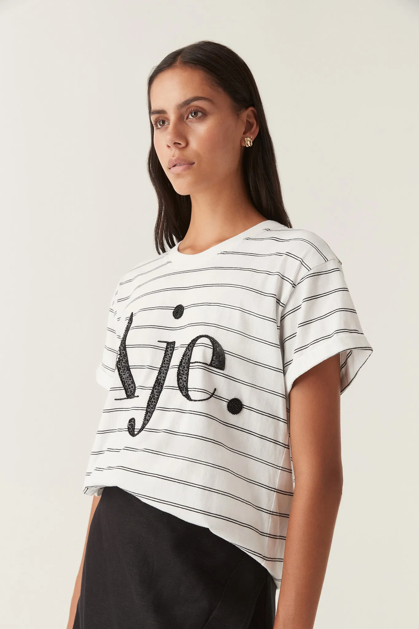 Classic Embellished Logo Tee sold by Aje product image thumbnail 5