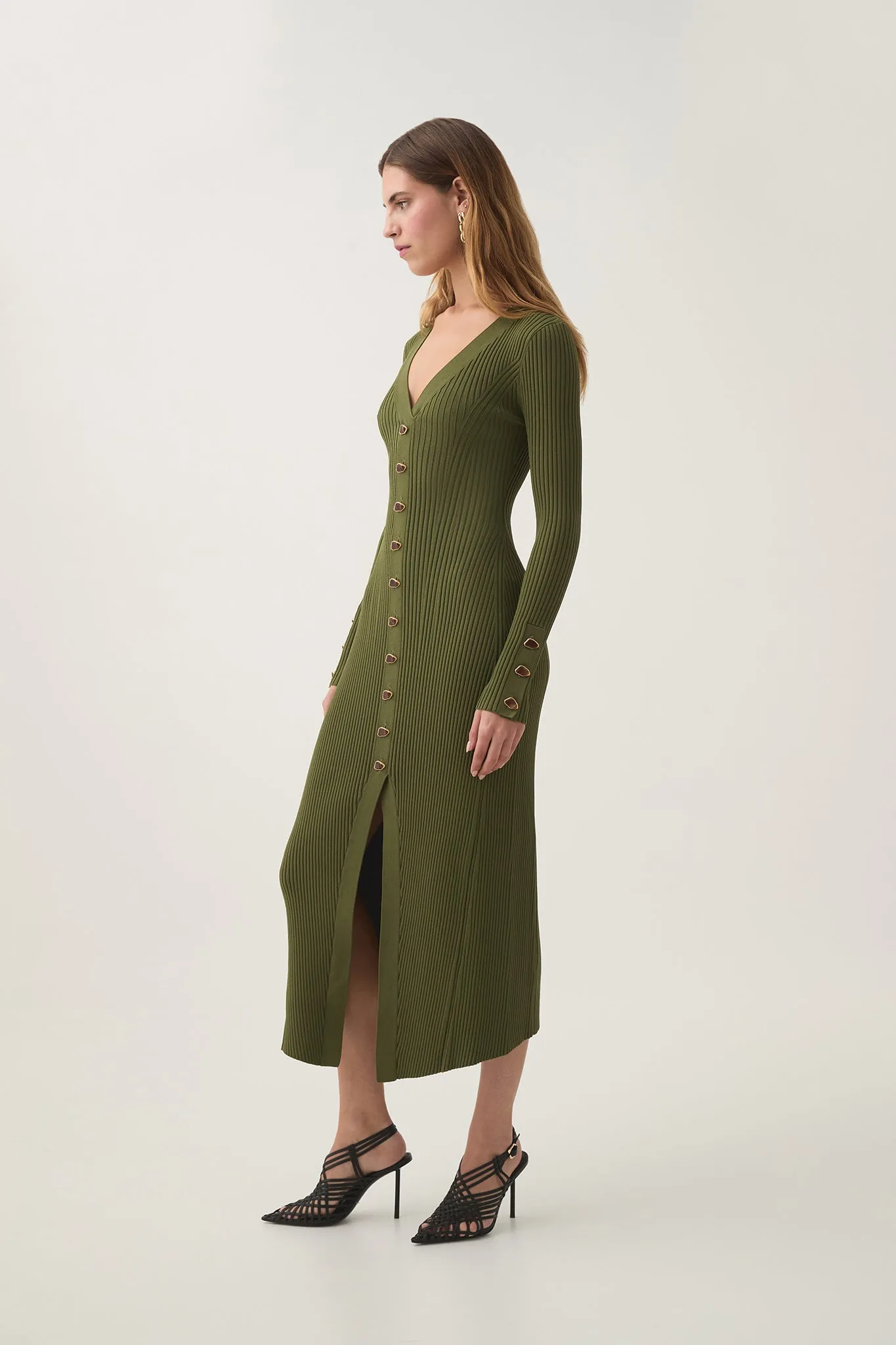 Ondine Knit Midi Dress sold by Aje product image thumbnail 3