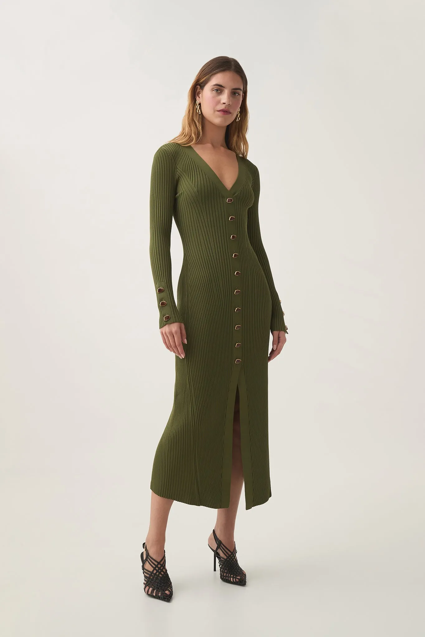Ondine Knit Midi Dress sold by Aje