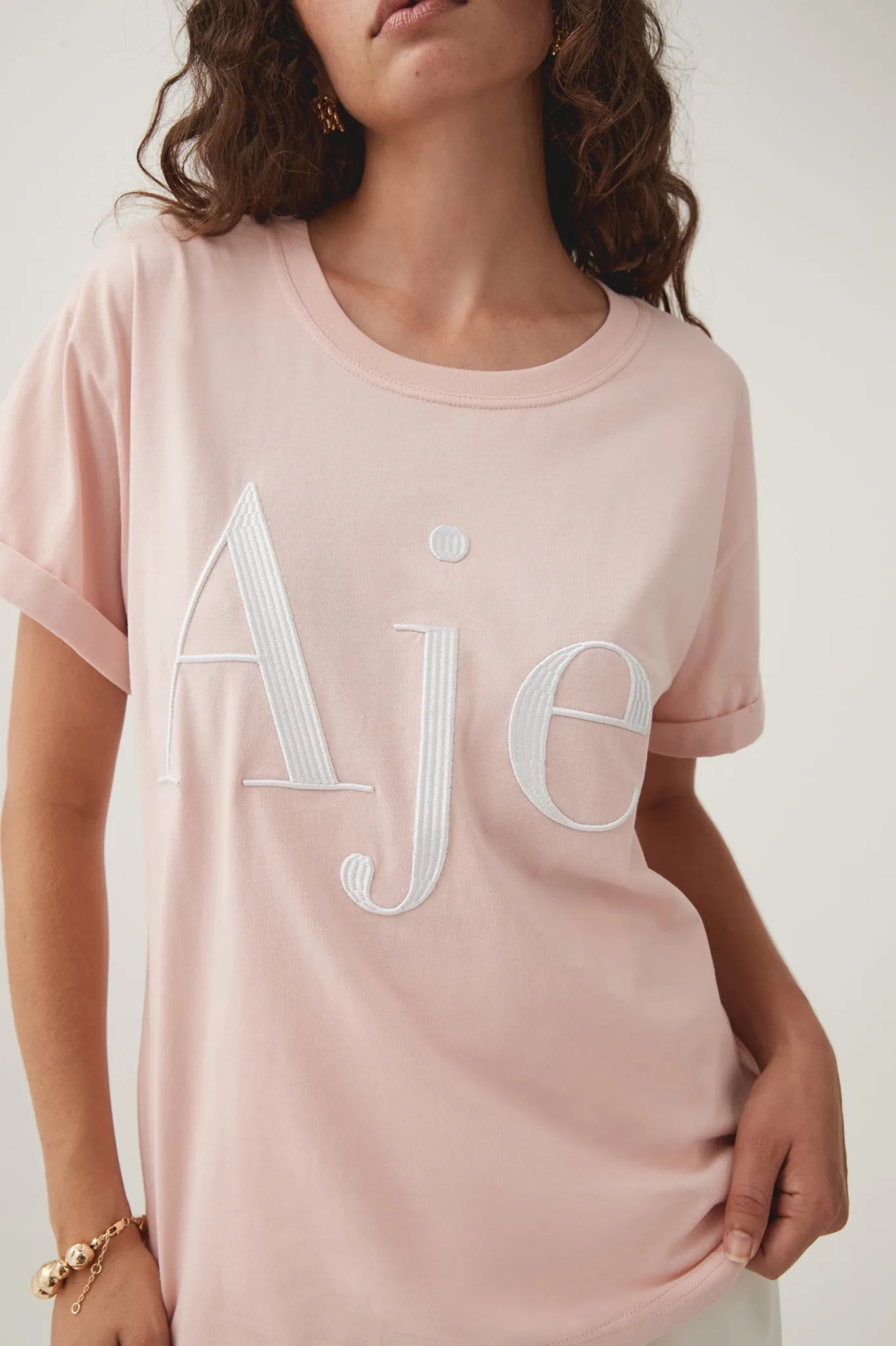 Alice Embroidered Logo Tee sold by Aje product image thumbnail 4