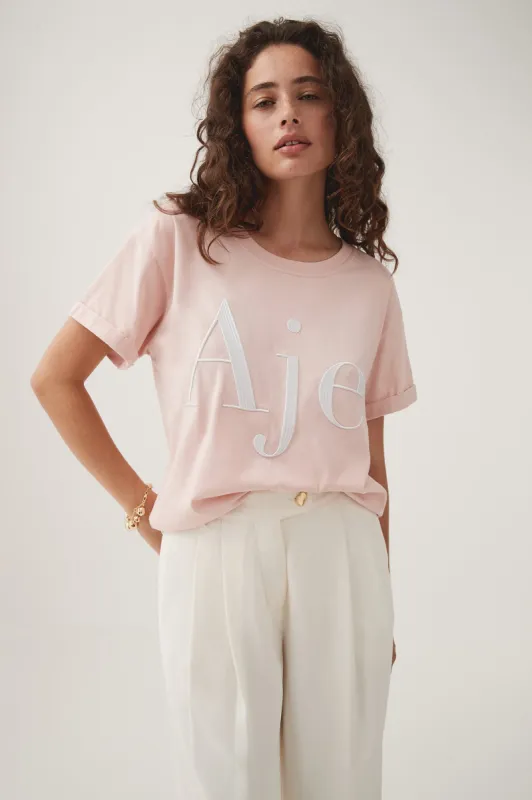 Alice Embroidered Logo Tee sold by Aje