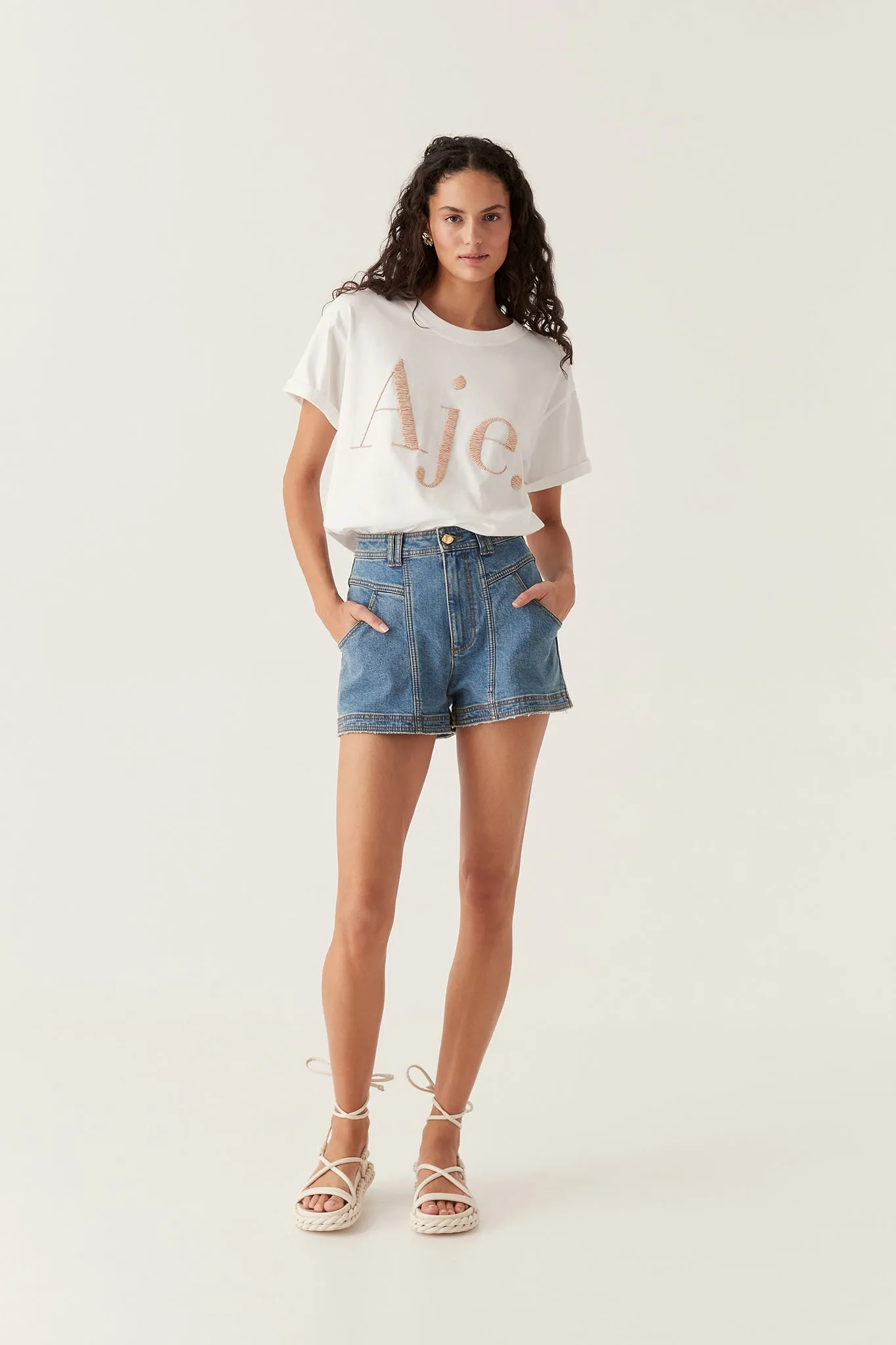 Evera Logo Heritage Tee sold by Aje product image thumbnail 5