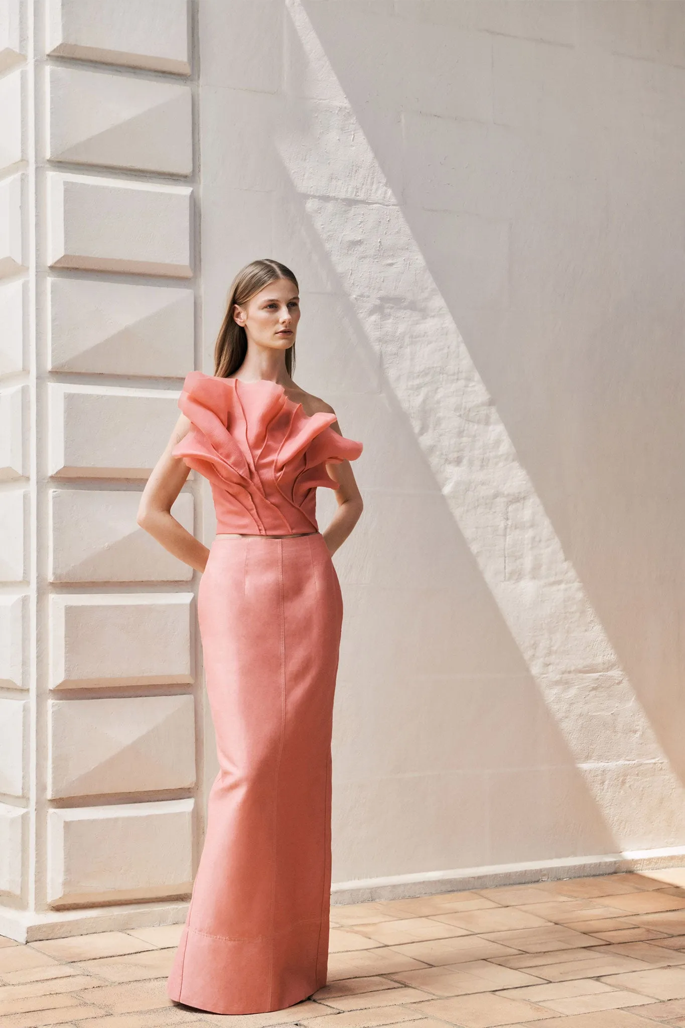 Mary Column Maxi Skirt sold by Aje