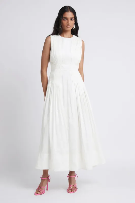 Caliente High Neck Midi Dress sold by Aje