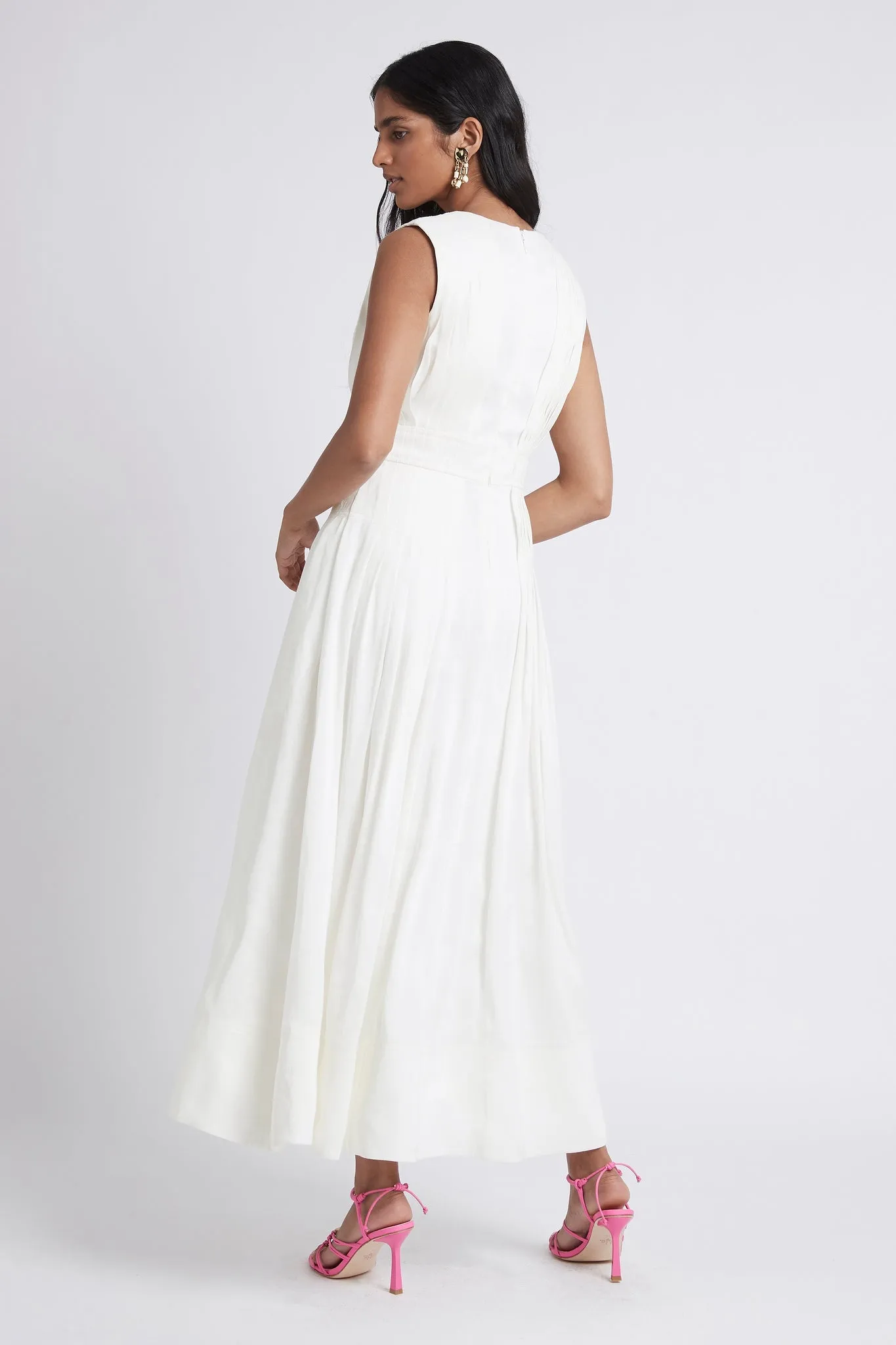 Caliente High Neck Midi Dress sold by Aje product image thumbnail 5