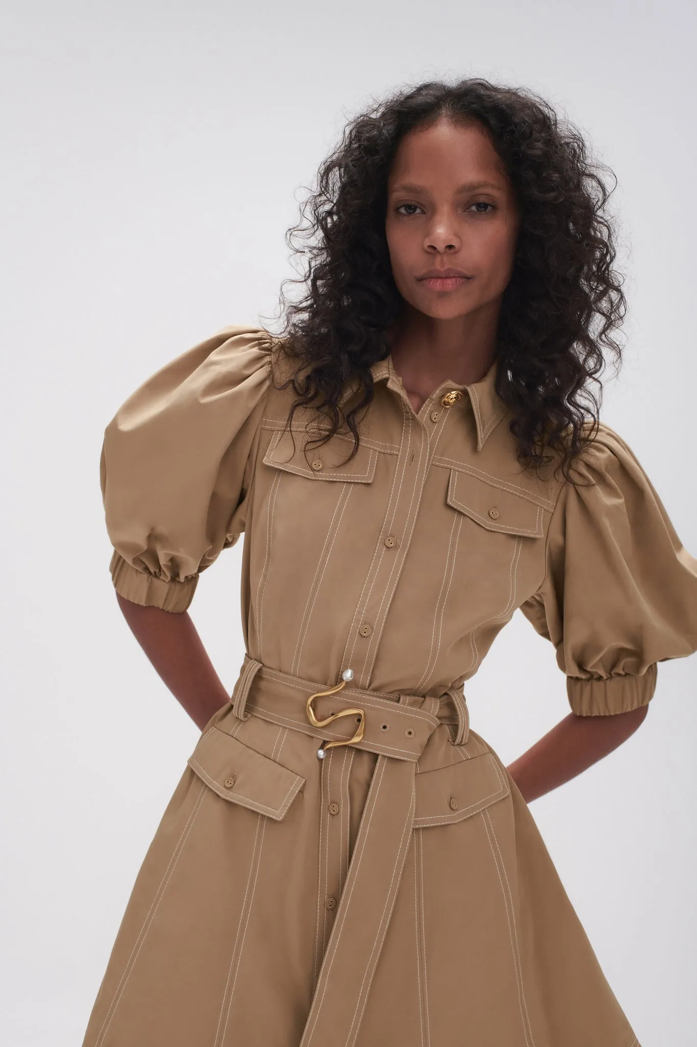 Woodland Utility Mini Dress sold by Aje product image thumbnail 4