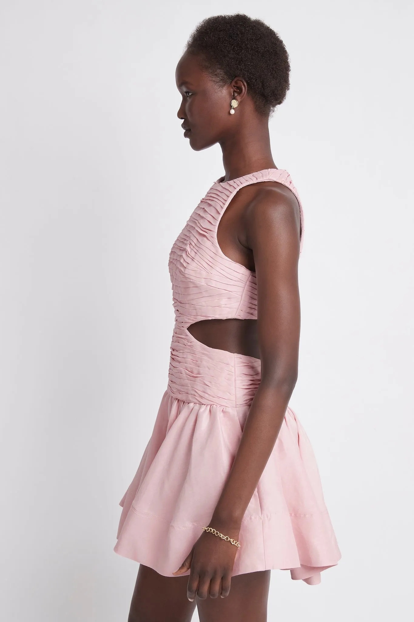 Introspect Cut Out Mini Dress sold by Aje product image thumbnail 5