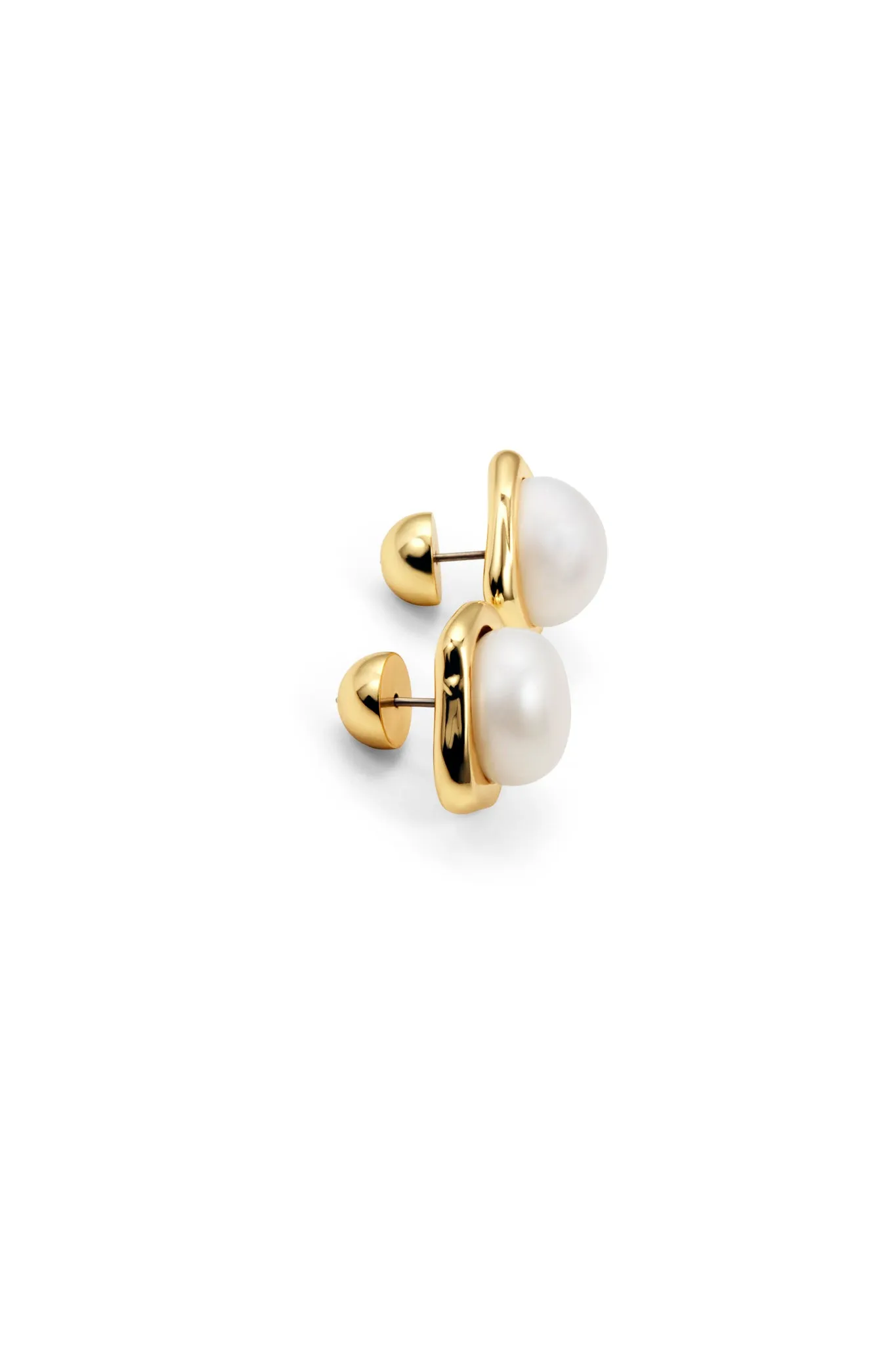 Vitality Pearl Stud Earring sold by Aje product image thumbnail 2
