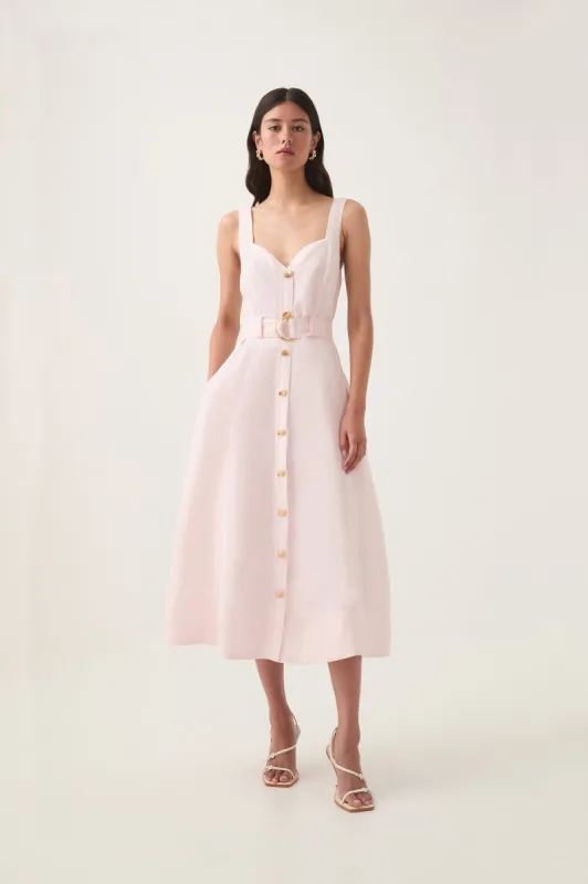 Clay Belted Midi Dress sold by Aje
