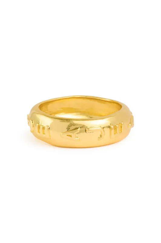 Aje Bold Logo Bangle sold by Aje